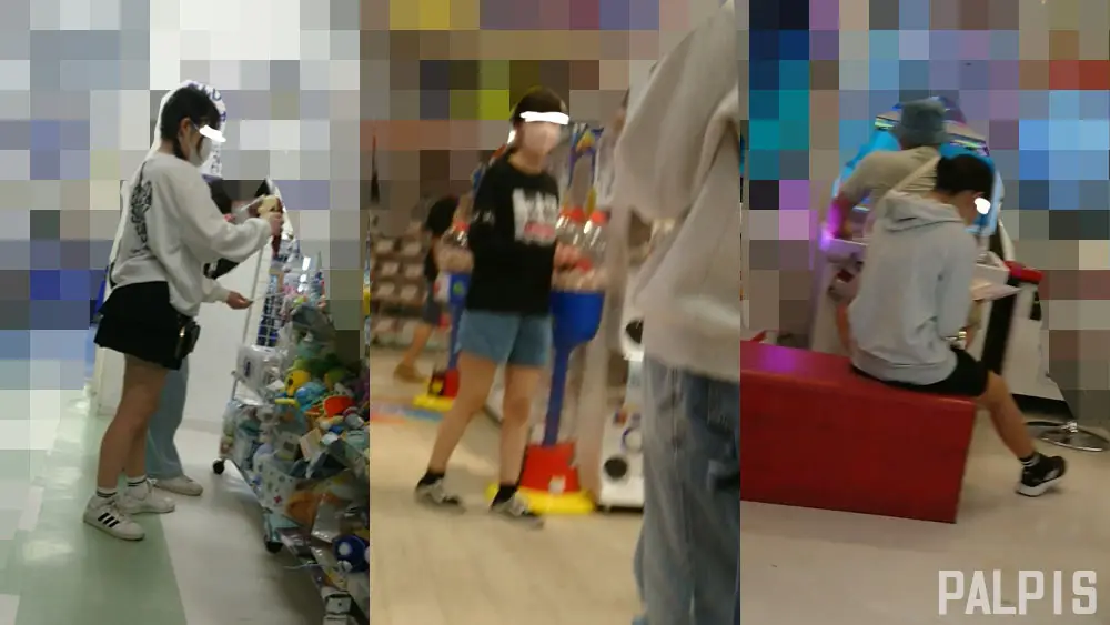 暖かくなり隙が増える娘達をパシャリ