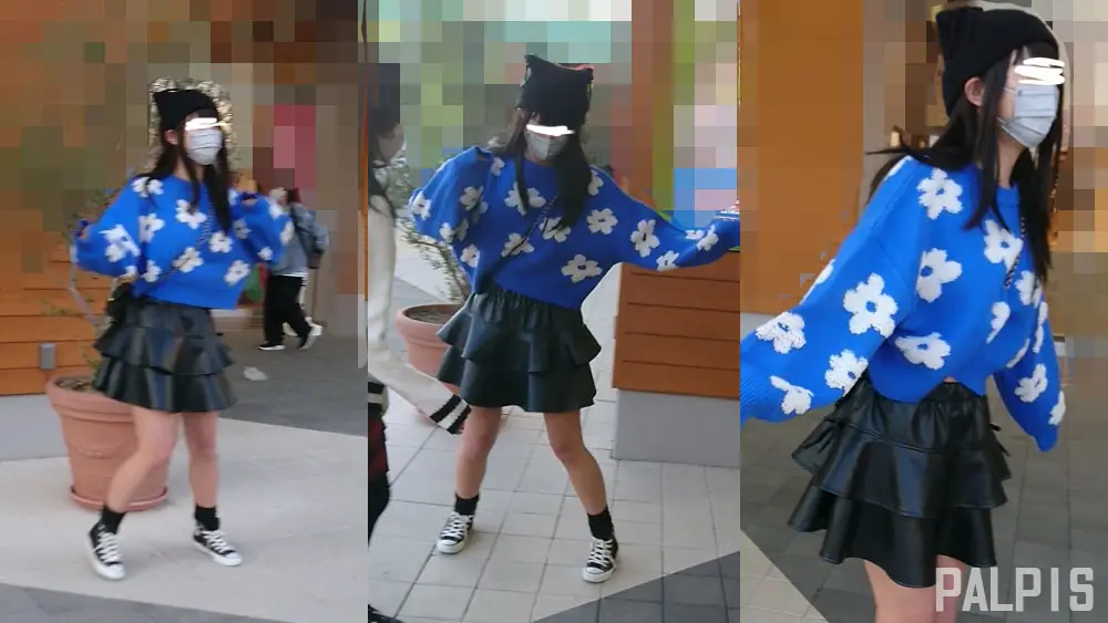 イマドキガールの裏側で気になるあの娘をパシャリ