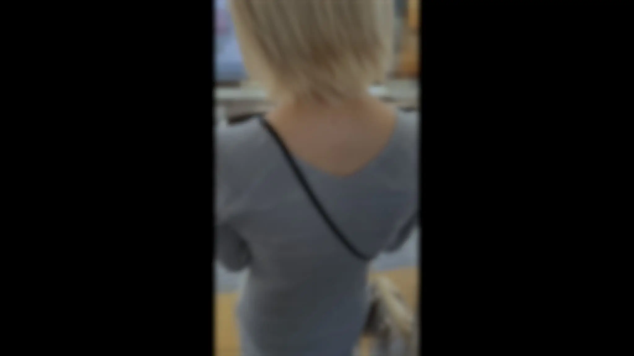 ［窃触/新春SP第三弾］めでたいフリはもう終わり。欲しけりゃくれてやる。探せ！金髪ショートカットJDワンピース捲り上げ生乳揉み生