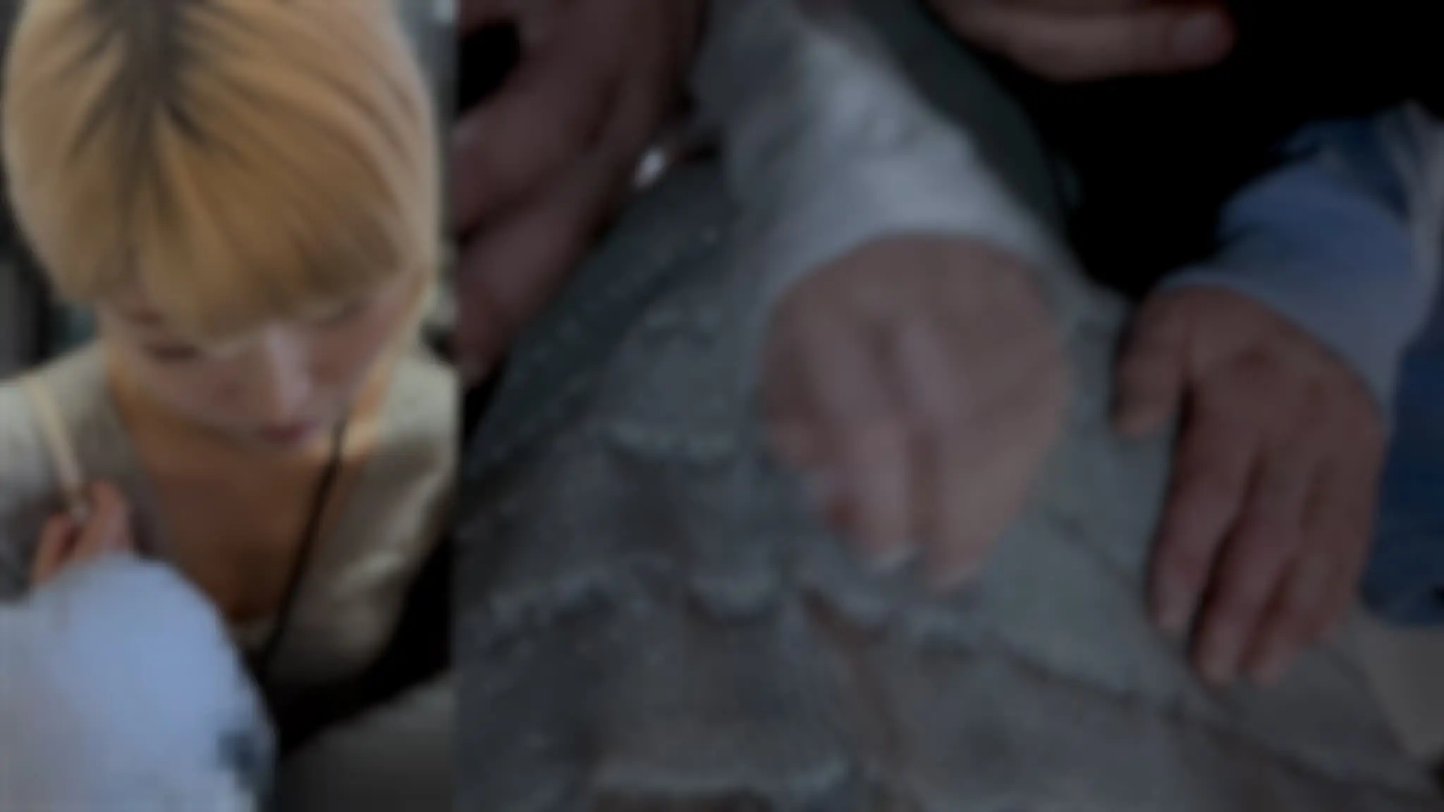 ［窃触/新春SP第三弾］めでたいフリはもう終わり。欲しけりゃくれてやる。探せ！金髪ショートカットJDワンピース捲り上げ生乳揉み生