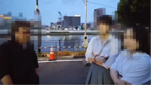 【盗撮魔8人目】本人バレ！逃走！ふてくされる盗撮魔にK2人組ガン詰め！ 補助画像 4