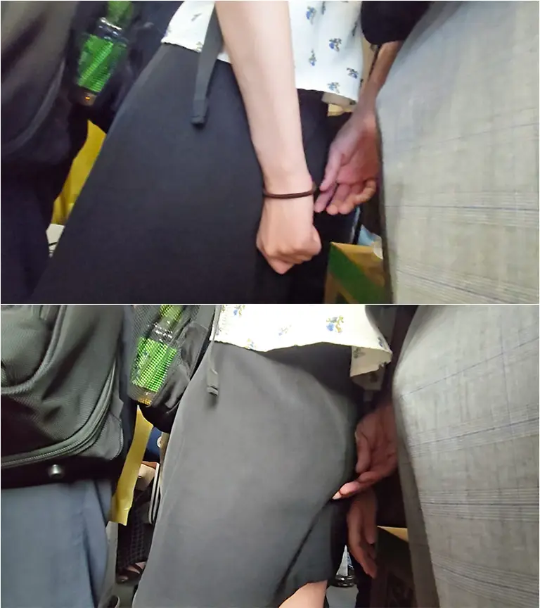 狂信者 #145【★2】タイトミニスカスレンダー美女のお尻を粘着お触り