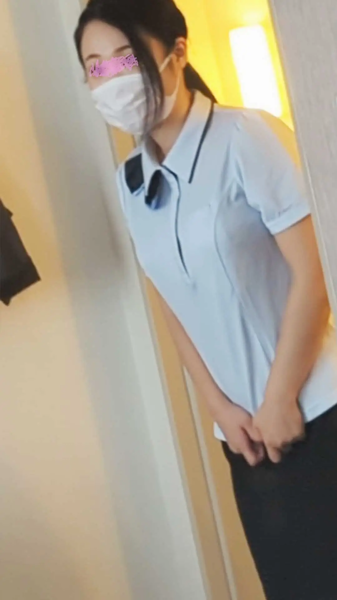 ［独自入手30］ホテルウーマン3P・スライム美巨乳女子客室係（A県グラン◎ワー名※プ▲ザホテル）