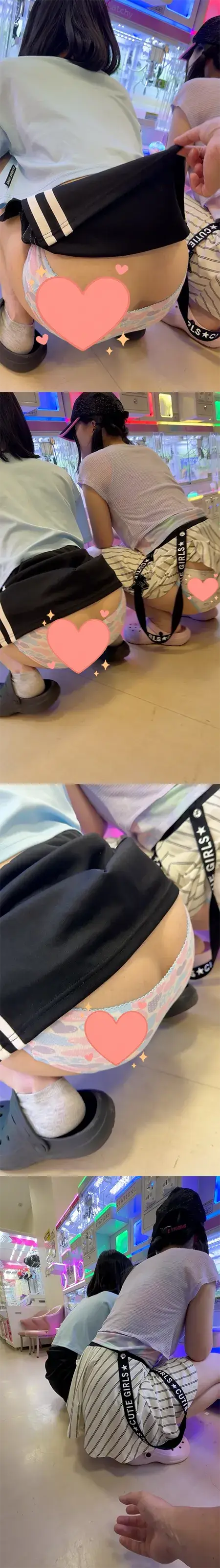 【危険!】高学年女子の無防備スカートをまくりたい衝動・・・攻めすぎめくり!