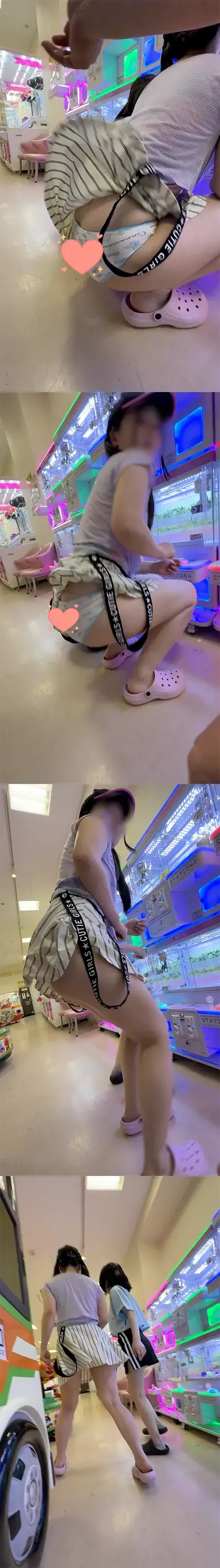 【危険!】高学年女子の無防備スカートをまくりたい衝動・・・攻めすぎめくり!