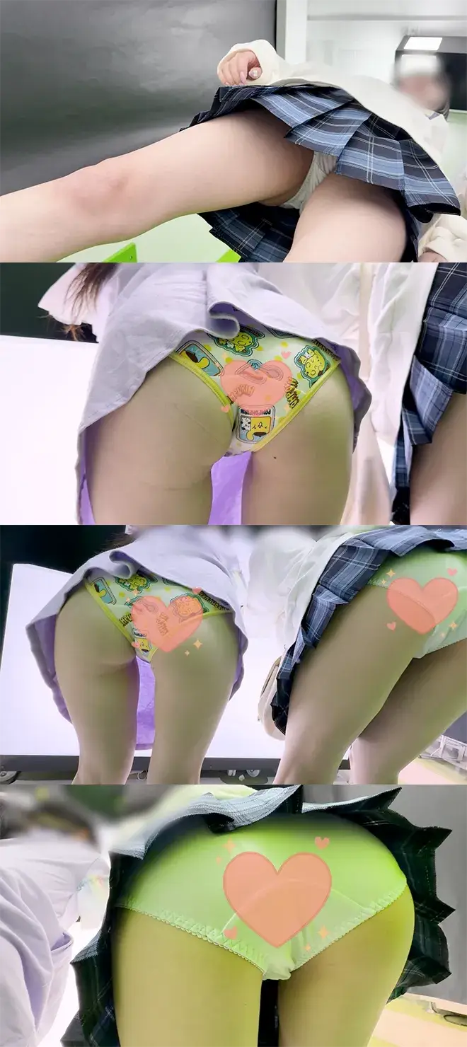 【危険】ぷりんパンツと清純パンツ！姉妹2人？プリケツぱんちら大放出！！
