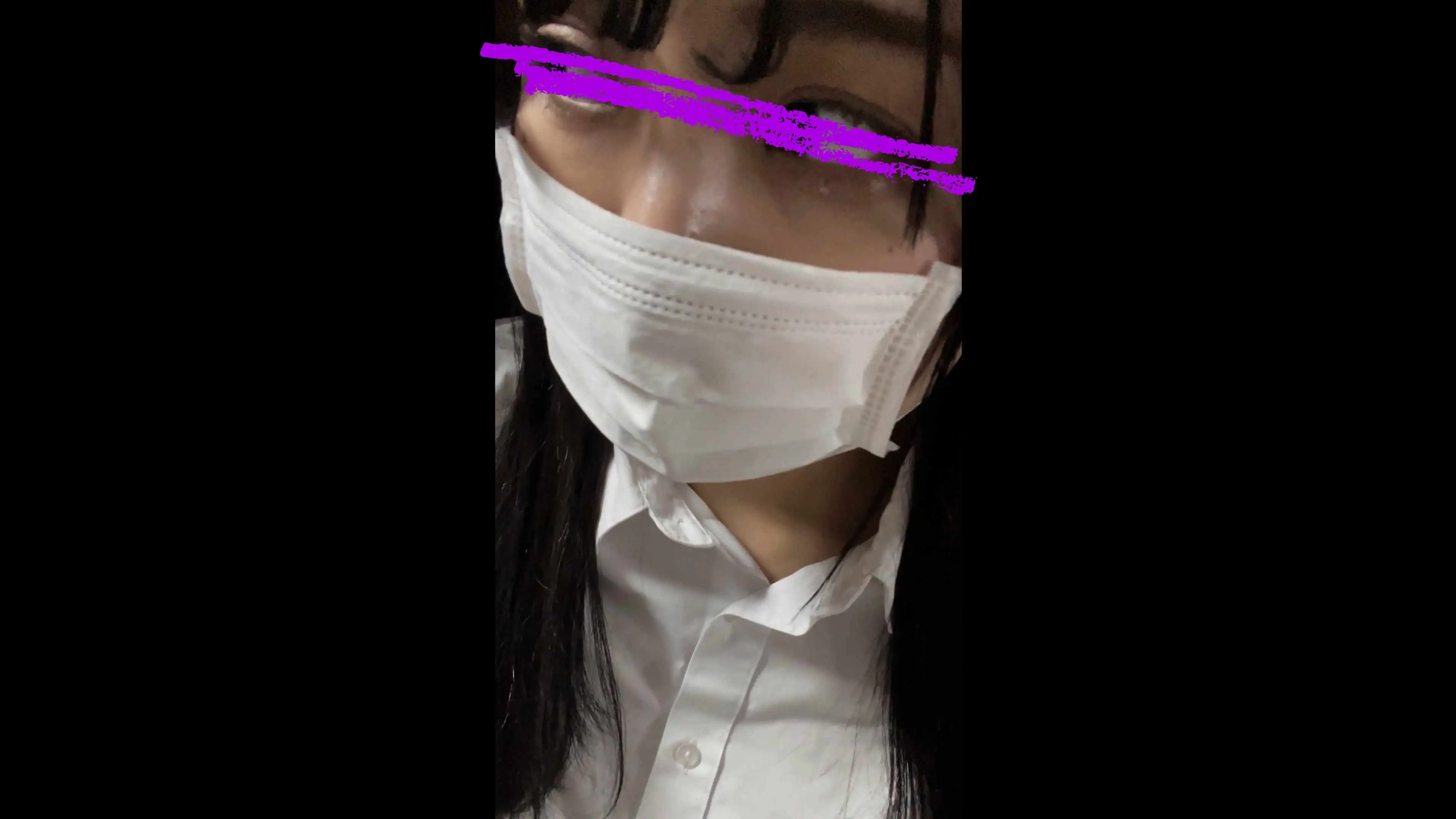 [乗車記録171/清楚OLの聖域蹂躙]清楚OLの聖域蹂躙。黒髪ロングに白シャツの規律と、その脚を包むパンストを引き裂き純白の最深