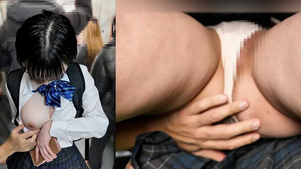 激しい痴手に悶絶してしまうkが車内両乳解放