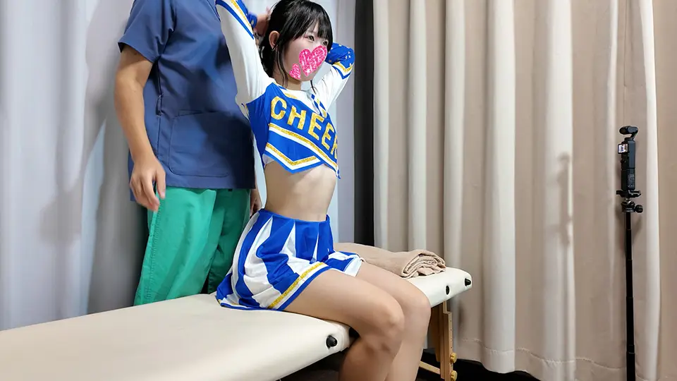 チア部と判明したことみさんが2回目の整体撮影で生ハメ膣内射精。