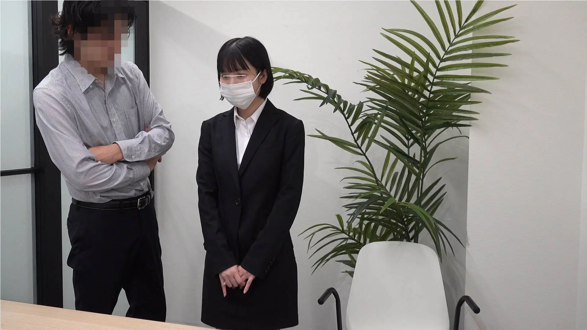 《企業面接》就活スーツ女子の面接の一部始終。Vol.31