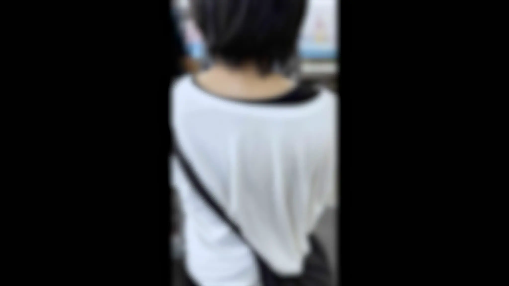 【窃触/淫汁多量】最後はびしょ濡れ。目での抵抗は窃触者の前では無意味。