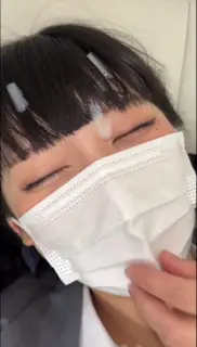 神回！S級スポブラJKに顔射したら間違って前髪に…そのままクシで前髪をとかし、喜んでました。
