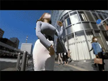 【オムニバス】「Bスリット・スカート編」長身ムッチリ美人受付嬢&極上スレンダーセレブ美女が魅せるBスリットスカートの絶景♪