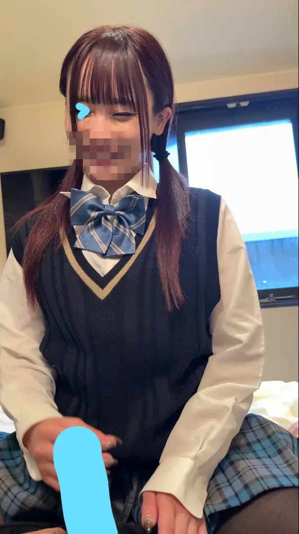 ※番外編【現役JKにオナサポ交渉25】ツインテ美女とのイチャイチャプライベート映像。