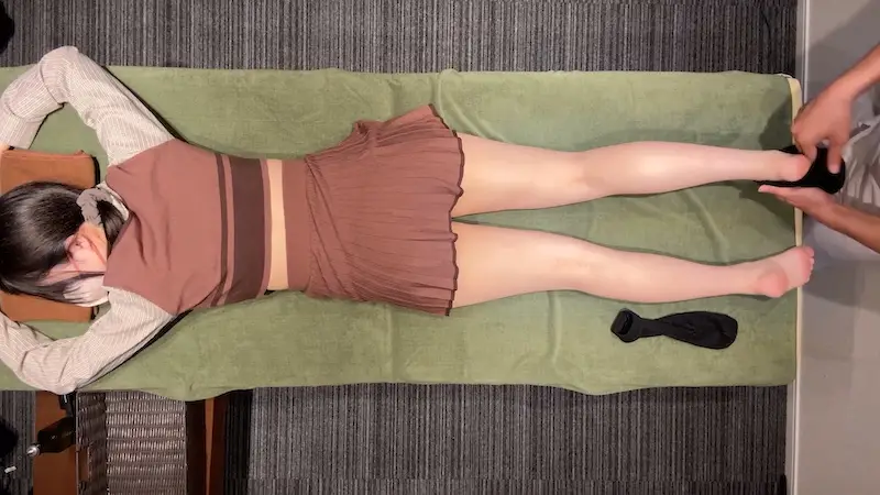 整体師が越えた一線 「やめて...」患者の背後から無断挿入 巨乳保育士をオイル責め 連続オーガズム