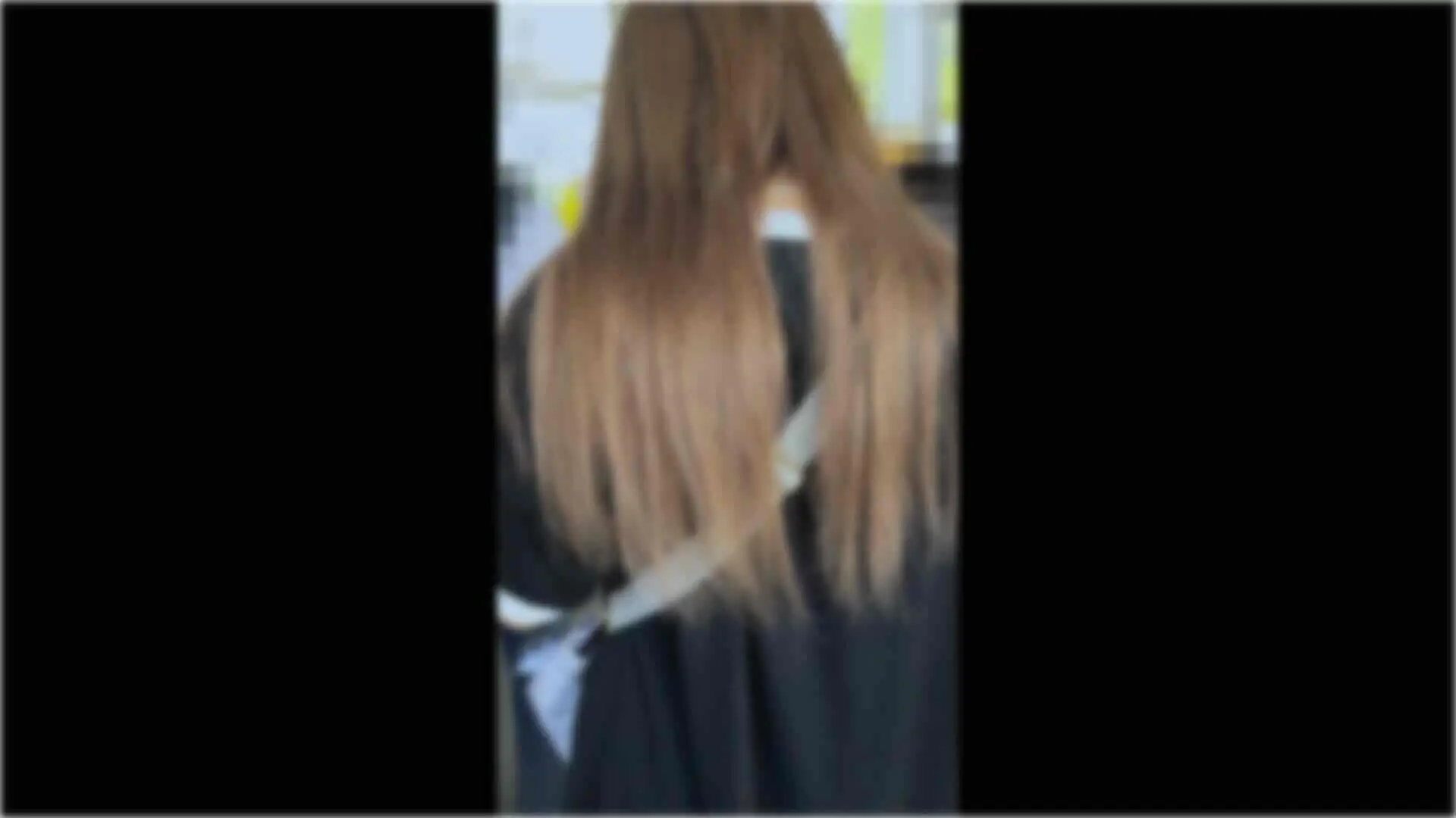 [窃触]絶対に遅刻できない無力のギャルと無意味なTバック