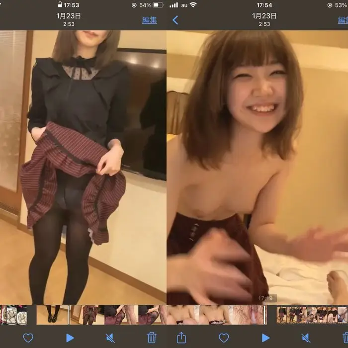 プレビュー画像：スマホ撮影　無修正　川崎ビック●コーでバイトの子の私服が可愛すぎるから孕ませました。