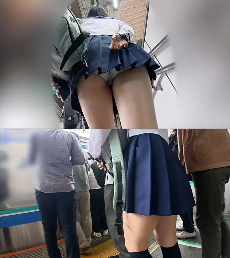 狂信者 #153【★5】黒髪ミニスカセーラー娘、同業者と激しい奪い合い！夢中でパンツに手を突っ込み生尻揉みまくり！