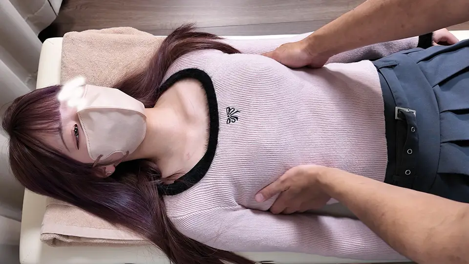 3月に卒業したばかりの元kpopダンス部の細身可愛い顔の子が整体モニター撮影後に絶頂