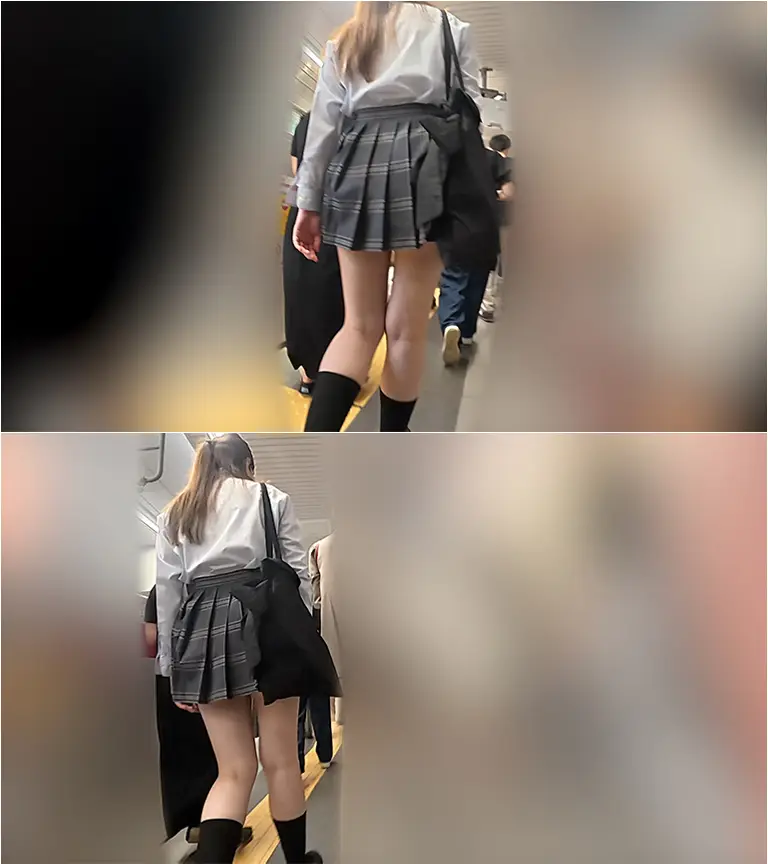 狂信者 #152【★4】モデル体型な色白美脚娘、いちごパンツの中に手を突っ込み生尻揉みまくり！恥ずかしそうにもじもじ抵抗！