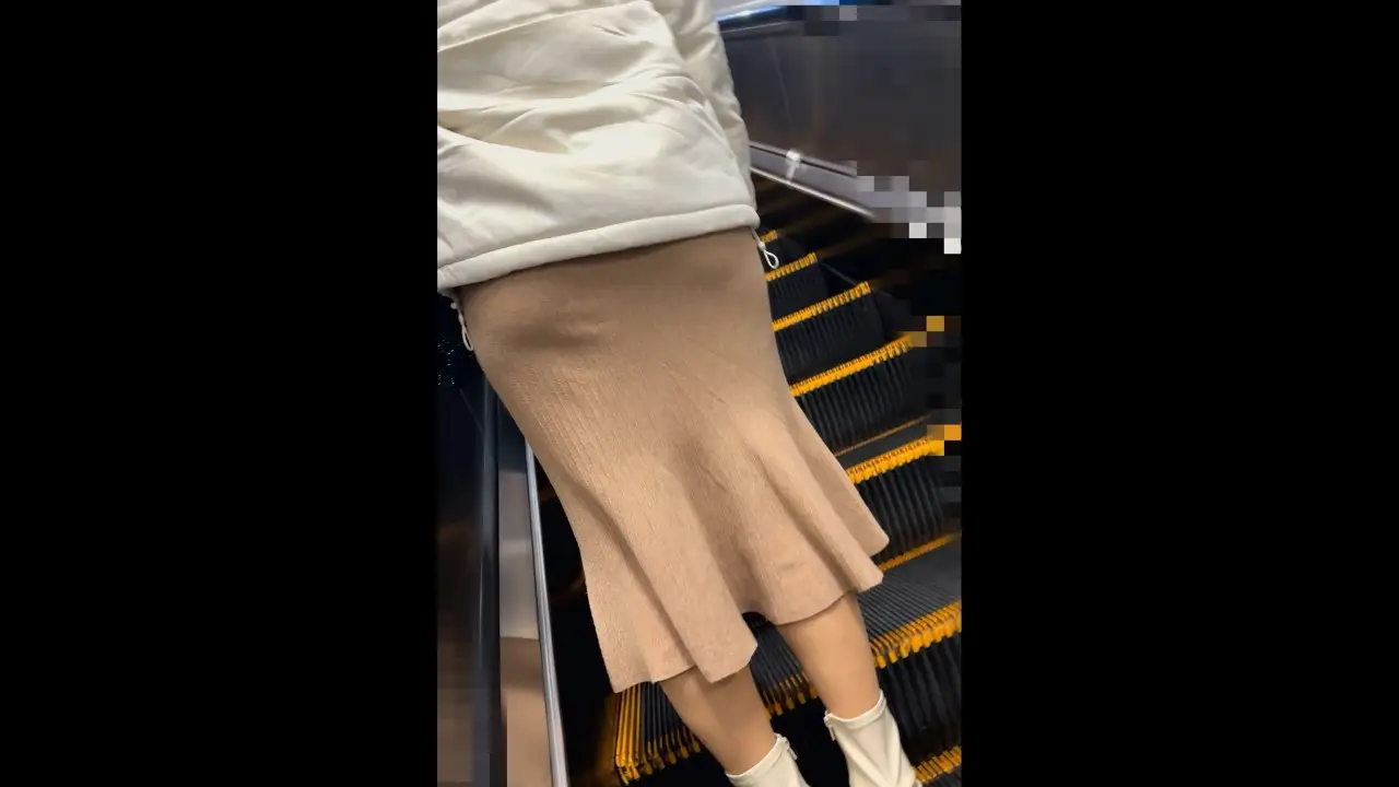 [乗車記録161/清楚系美人Aランク]丸の内OLレ●ナ･･･？タイトニットの剛毛マスク美人。