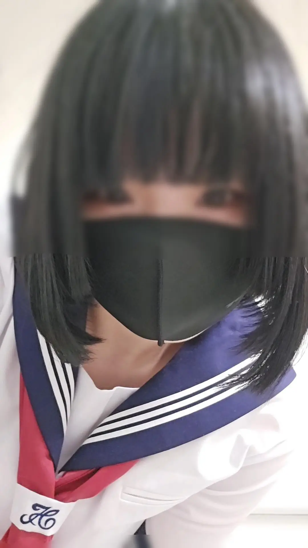 JK盗撮日記134　続・清楚系最強！！あ○ちゃん風激カワセーラーロリJKを電車内とトイレ内で盗撮【※完全主観20分超撮影】